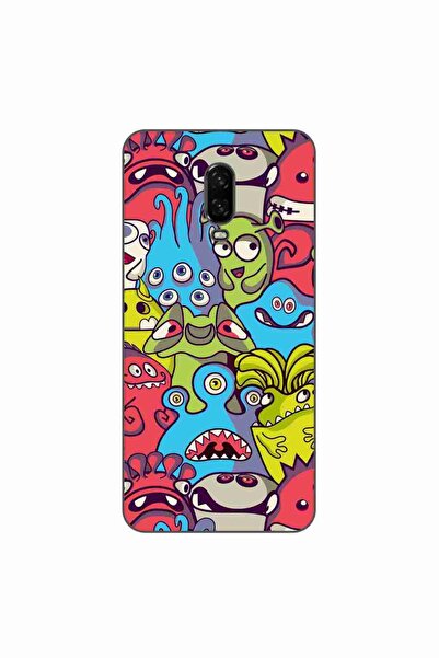 OEM Husa compatibila cu OnePlus 6T Silicon Gel Tpu Model Squishi Monsters