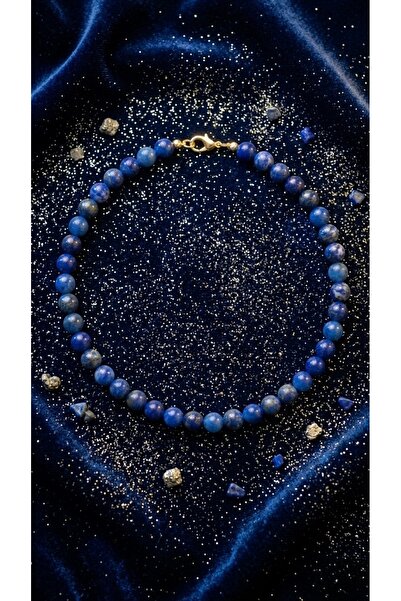 Modshopp Lapis Lazuli Doğal Taş Kolye Hediyelik Sun&ShellsbyOzge