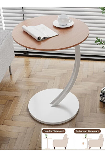 Tables C-Shaped Side Table Bedside Table Sofa Side Table Coffee Table with Me...