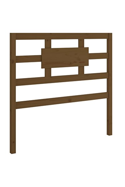 vidaxl Bedside table, honey brown, 80.5x4x100 cm, solid pine wood