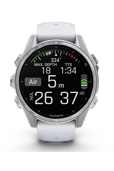 Garmin Ceas de activități în aer liber Fenix 8, 43mm, AMOLED de 1.3 inch, Wi-...