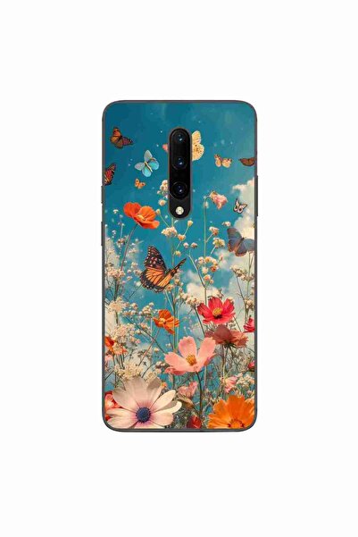OEM Husa compatibila cu OnePlus 7 Pro Silicon Gel Tpu Model Flori si Fluturi