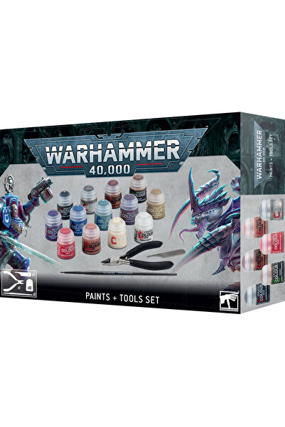 Games Workshop Warhammer 40000 - Paints + Tools Set