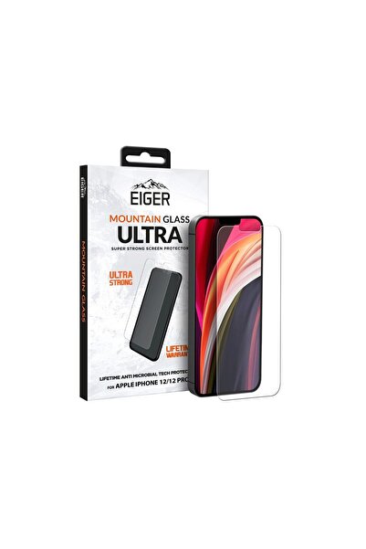 EIGER Folie iPhone 12 / 12 Pro Sticla Mountain Glass Ultra Clear