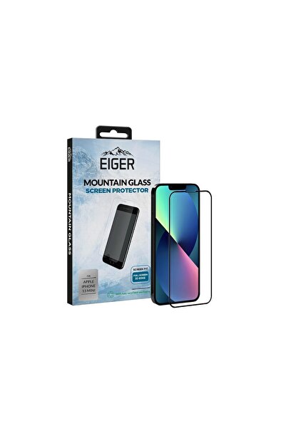 EIGER Folie iPhone 13 Mini Sticla 3D de la margine la margine transparentă ne...