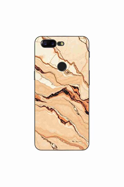 OEM Husa compatibila cu OnePlus 5T Silicon Gel Tpu Model Desert Stone Marble