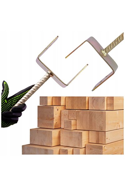 Mardil Conector de grindă, bază de stâlp zincată 120x60x100 mm, montaj lemn-b...