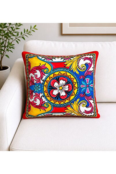 adenkahome Milano Series, Suede Cushion Cover 43X43 cm (Double-Sided Printed)