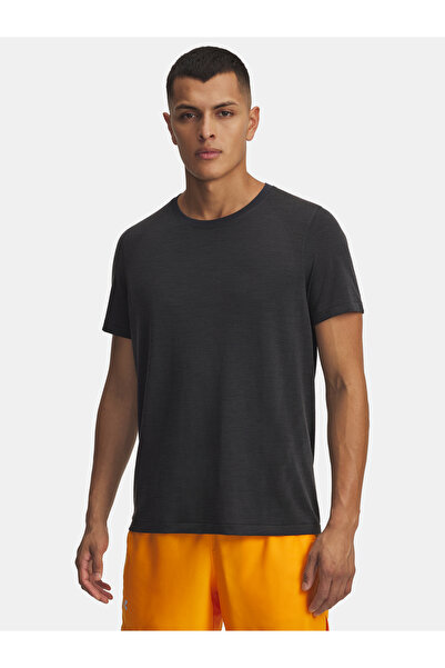 Under Armour Tricou bărbătesc UA Trail Run Wool SS-BLK