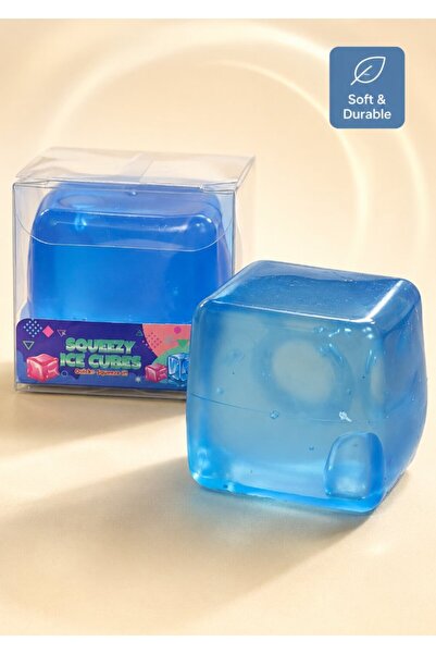 DAT Squishy Cube Mini Fidget Toy Stress Relief 9 Colors - Sensory Play Gel Cu...