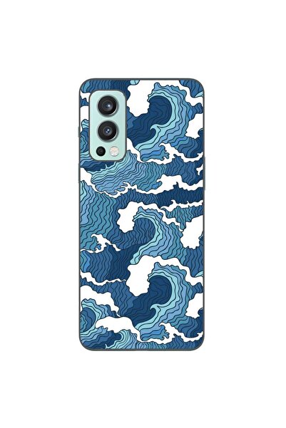 OEM Husa compatibila cu OnePlus Nord 2 Silicon Gel Tpu Model Crazy Waves