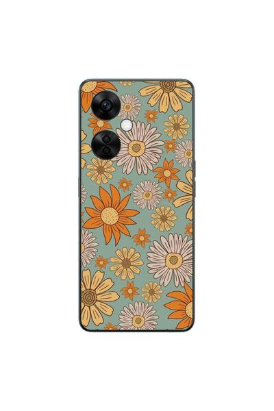 OEM Калъф, съвместим с OnePlus Nord CE3 Lite, силиконов гел TPU, винтидж десе...