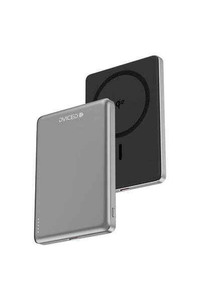 Dviced DV400007 Qi2 Power Bank Wireless Ultra-subțire 15W MagSafe 5000mAh Neg...
