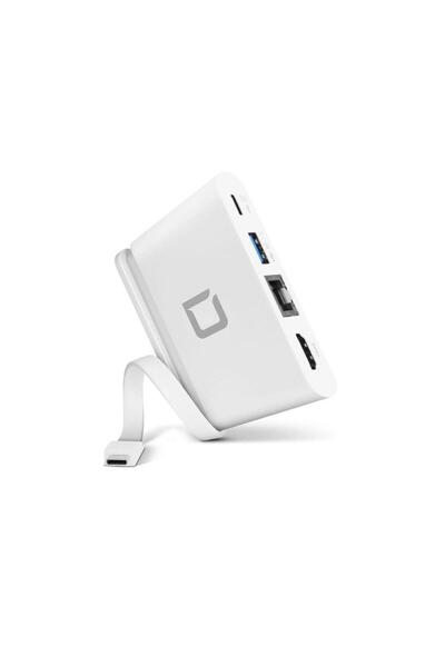 Dicota Σταθμός σύνδεσης D31730, USB-C, 4 θύρες, USB-A, USB Type-C, HDMI, Φορη...
