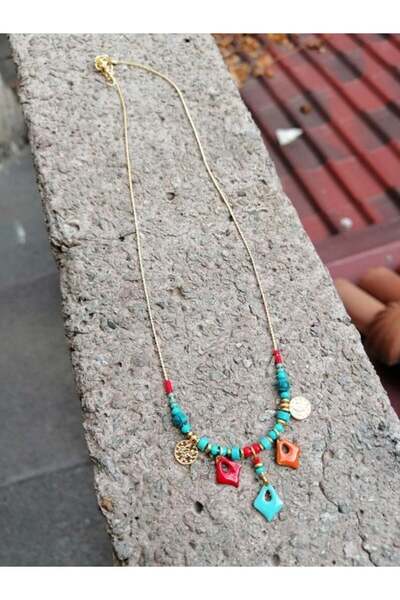 Bozhi Necklace Glass Beads Stylish Gift
