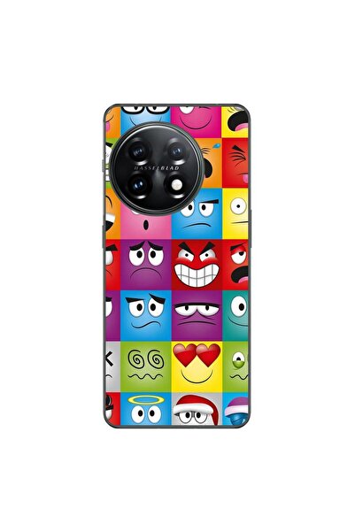 OEM Husa compatibila cu OnePlus 12R Silicon Gel Tpu Model Funny Faces