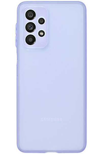 Vivid Λεπτή Θήκη Πλάτης Σιλικόνης Διαφανής / Μωβ (Galaxy A13 4G) Κωδικός: VIS...