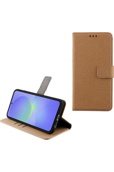 Other Volte-Tel Book Συνθετικό Δέρμα / Σιλικόνη Χρυσό (Galaxy A37)