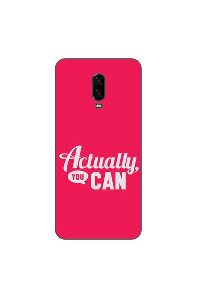 OEM Θήκη συμβατή με OnePlus 6T από σιλικόνη gel TPU με σχέδιο μηνύματος  "Πρα...