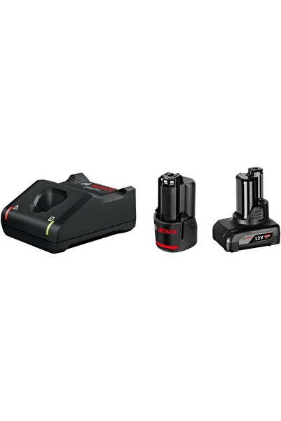 Bosch Set profesional baterie și încărcător 12V 1600A01NC9, 2Ah + 4Ah, GAL 12...