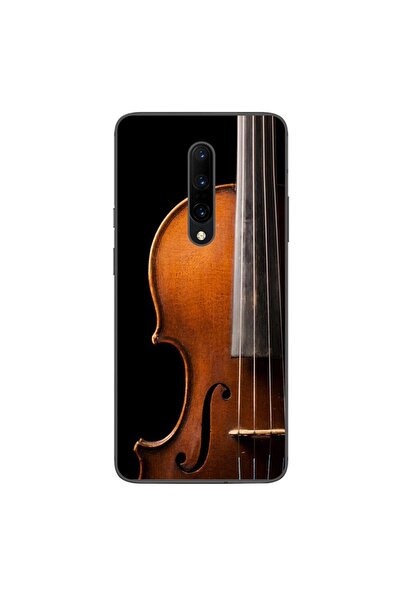 OEM Калъф, съвместим с OnePlus 7 Pro, силиконов гел TPU, с десен на цигулка