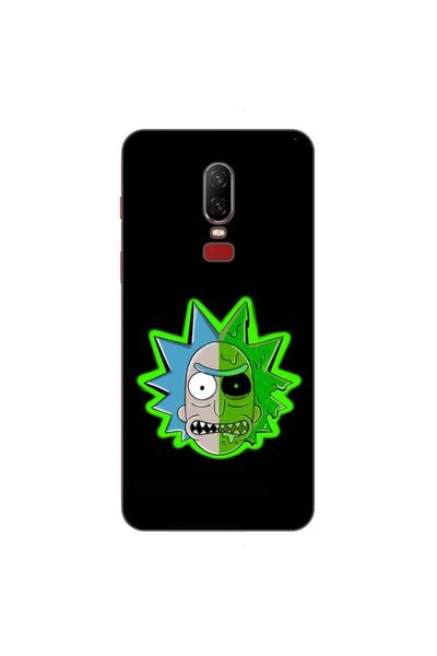OEM Husa compatibila cu OnePlus 6 Silicon Gel Tpu Model Rick And Morty Alien