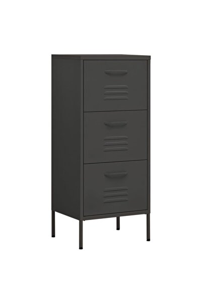 vidaxl Dulap de depozitare, antracit, 42,5x35x101,5 cm, oțel