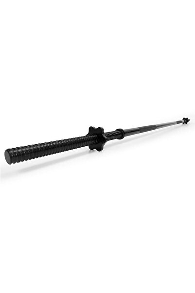 SERSIMO Bară dreaptă 180 cm, oțel, mâner anti-alunecare, 140 kg, negru