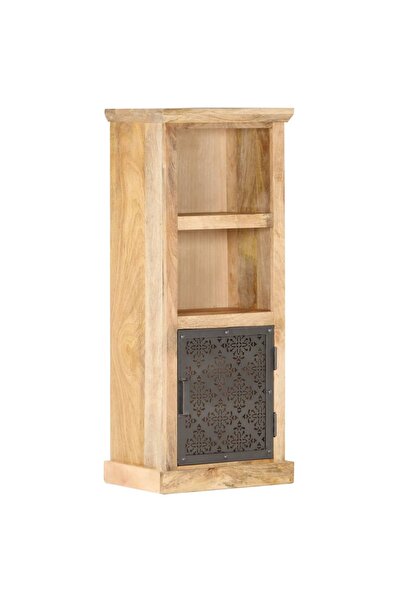 vidaxl Tall cabinet with door, 45 x 32 x 110 cm, solid mango wood