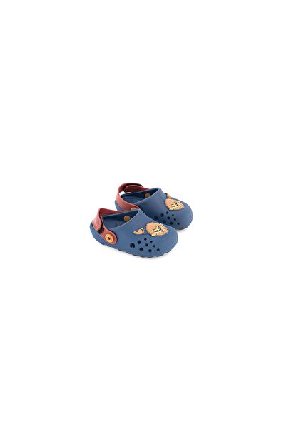 Rider Toddler Boys Little Monsters Clogs, Navy and Maroon