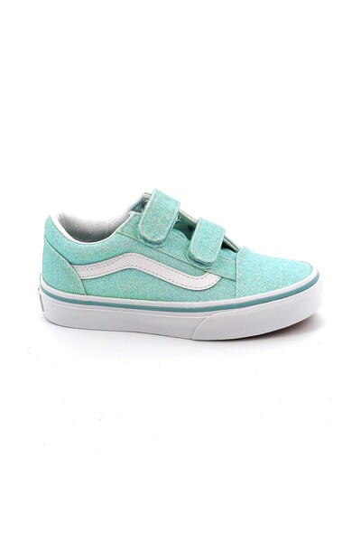 Vans Παιδικό Χαμηλό Casual για Κορίτσι Old Skool V Χρώματος Μέντα Μπλε VN0A38...