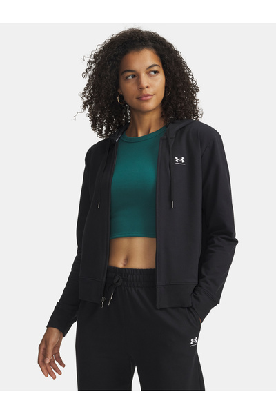 Under Armour Hanorac sport de damă din material terry cu fermoar