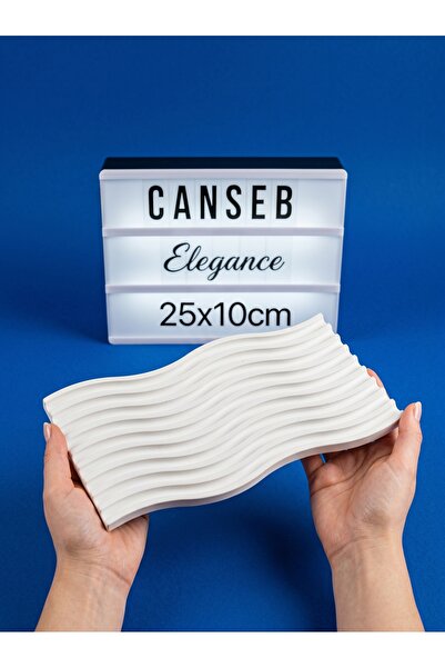 CANSEB Elegance Velvet Line Tray - Decorative Trays - Presentation Trays - Pl...