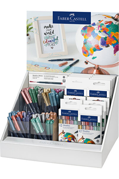 Faber Castell DISPLAY 240 PCS METALLIC MARKER FABER-CASTELL