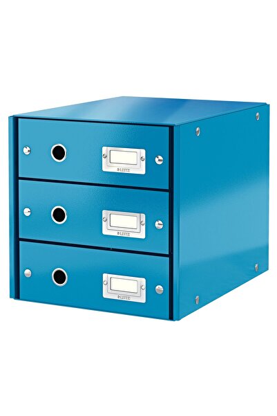 Leitz 3-DRAWER CABINET BLUE CLICK&STORE