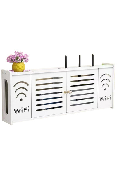 TodayShop Etajeră organizatoare de perete pentru router WiFi - Suport modern ...