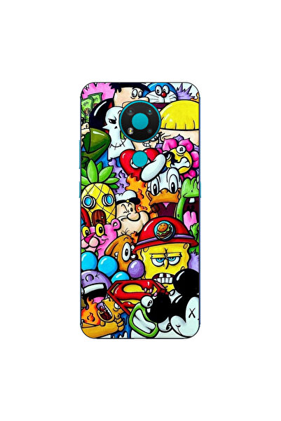 OEM Husa compatibila cu Nokia 3.4 Silicon Gel Tpu Model Pop Art Cartoons