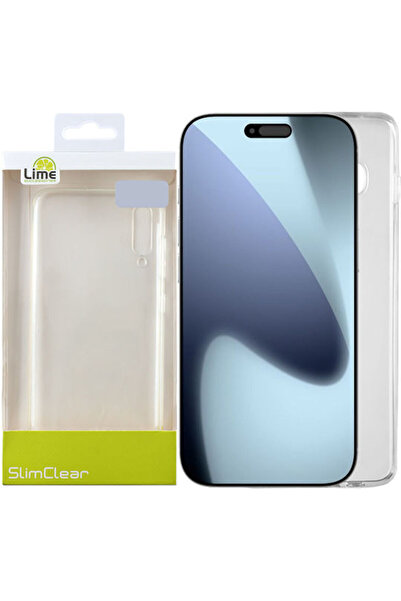 Lime&co Lime Slimclear Πίσω Κάλυμμα Σιλικόνης Διαφανές (iPhone 17 Pro Max)