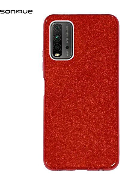 Other Σονίκ Λαμπερή Πίσω Θήκη Σιλικόνης Κόκκινη (Redmi 9T)