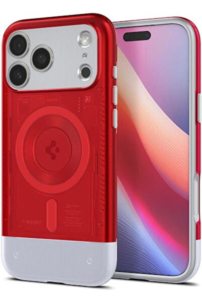 Spigen Κλασική Πίσω Θήκη C1 Σιλικόνης / Πλαστικού Κόκκινη (iPhone 17 Pro Max)...