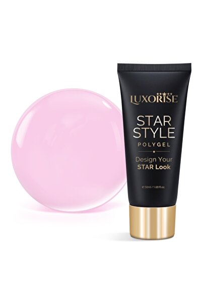 LUXORISE Polygel STAR STYLE - Colecția STAR PINK, Nuanța Blush Debut, 50ml