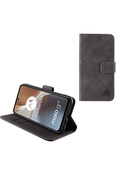 Lime&co Lime Book Συνθετικό Δέρμα Πράσινο (Moto G32)