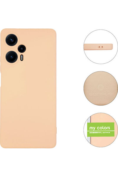 Other Sonique Πίσω Κάλυμμα Σιλικόνης Ροζ (Poco F5 / Redmi Note 12 Turbo)