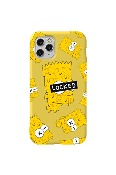 Other Apple iPhone 11 Pro Bart Simpson Yellow Colored Silicone TPU Θήκη