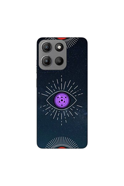 OEM Θήκη συμβατή με Motorola Moto G15 Σιλικόνης Τζελ TPU με σχέδιο Μάτι Τομόε...