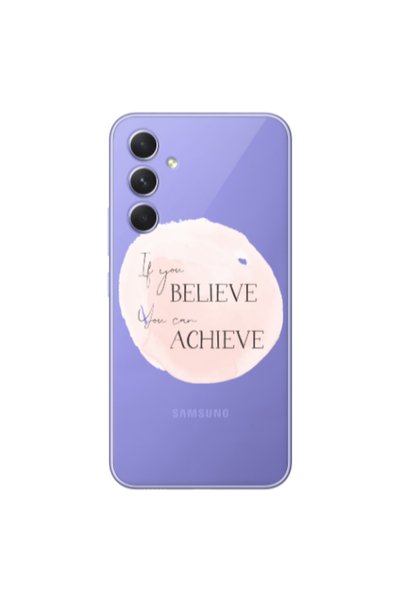 Other Samsung A56 If You Believe Transparent Silicone TPU Θήκη
