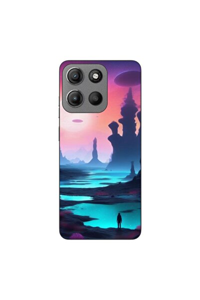 OEM Husa compatibila cu Motorola Moto G15 Silicon Gel Tpu Model Mystic Planet