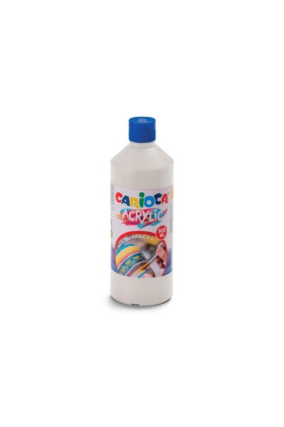 carioca Acuarele acrilice tempera 500 ml alb