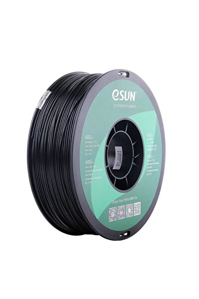eSun Filament ABS + Negru 1.75 mm 1 kg