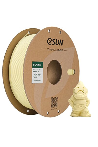 eSun Filament e PLA Mat Almond Yellow (Galben deschis) 1.75 mm 1 kg